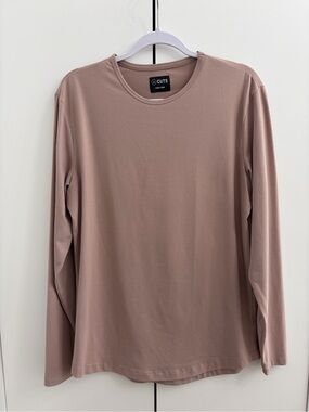 Cuts Clothing Long Sleeve Crew Neck Shirt - Dusty Mauve